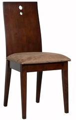 CasaCraft Marisa Dining Chair In Light Cappuccino Finish