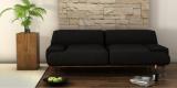 Casacraft Molina Three Seater Sofa In Carbon Black Colour