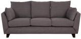 CasaCraft Nikole Three Seater Sofa In Slate Grey Colour