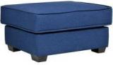 CasaCraft Oritz Ottoman In Teal Blue Colour