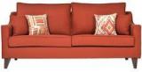 CasaCraft Pamplona Three Seater Sofa In Coral Colour