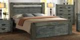 CasaCraft Paquita Queen Size Bed In Two Tone Wenge Colour