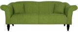 CasaCraft Paulina Three Seater Sofa In Fern Green Colour