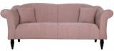 CasaCraft Paulina Three Seater Sofa In Salmon Pink Colour