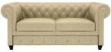 CasaCraft Princeton Two Seater Sofa In Beige Colour