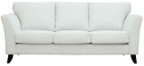 CasaCraft Rio Branco Three Seater Sofa In Pearl White Colour