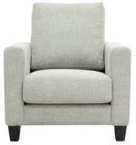 CasaCraft Rio Grande One Seater Sofa In Silver Grey Colour