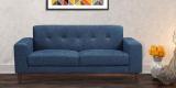 CasaCraft San Dimas Two Seater Sofa In Midnight Blue Colour