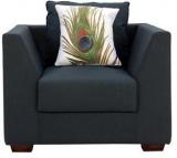 CasaCraft San Fernando One Seater Sofa In Blue Colour