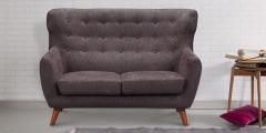 CasaCraft San Juan Two Seater Sofa in Cedar Brown Colour