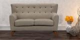 CasaCraft San Pablo Two Seater Sofa In Ecru Colour