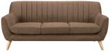 CasaCraft San Pio Three Seater Sofa In Coyote Colour