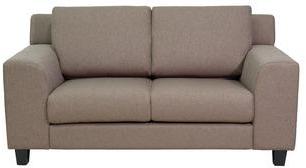 CasaCraft Santa Lucia Two Seater Sofa With Throw Pillows In Light Pewter Colour