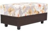 CasaCraft Tenerife Ottoman In Brown Colour