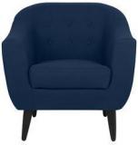 CasaCraft Tokyo Totally One Seater Sofa In Oritz Blue Colour