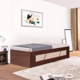 Caspian Deewan With Storage For Home Engineered Wood Single Box Bed