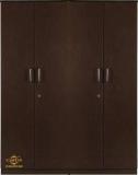 Caspian Wooden Cupboard || Home Storage Cabinet, Hanging Space For Clothes Engineered Wood 4 Door Wardrobe