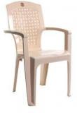 Cello Aristo High Back Chair Set Of Two In Beige Colour