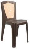 Cello Aurina High Back Chair Set Of Two In Brown Colour