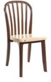 Cello Decent Dining Table Chair Set Of Two In Sbrown Colour