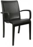 Cello Ecstasy Elegant Chair Set Of Two In Black Colour