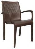 Cello Ecstasy Elegant Chair Set Of Two In Brown Colour