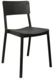 Cello Eskimo Cafeteria Chair Set Of Two In Black Colour