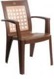 Cello Impact High Back Chair Set Of Two In Brown Colour