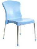 Cello Milano Cafeteria Chair Set Of Two In Blue Colour