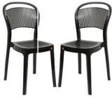 Cello Miracle Outdoor Chair Set Of 2 In Black Colour