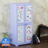 Cello Novelty Big Unicorn Kids Cabinet | Space Saving Compact Size | Unicorn Design Plastic Free Standing Cabinet