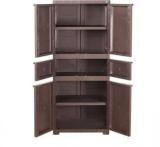 Cello Novelty Triplex Sandalwood Brown Plastic Cupboard