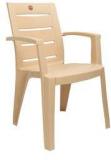 Cello Prospect High Back Chair Set Of Two In Beige Colour