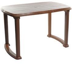 Cello Senator Four Seater Dining Table In Sandalwood Brown Colour