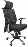 Chromecraft Argentina High Back Office Executive Chair In Black Colour