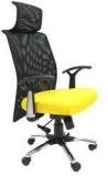 Chromecraft Argentina High Back Office Executive Chair In Yellow Colour