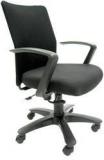 Chromecraft Geneva Desktop Marina Office Ergonomic Chair In Black Colour