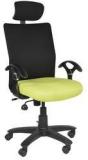 Chromecraft Geneva Desktop With Headrest In Green Colour