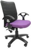 Chromecraft Geneva Office Ergonomic Chair In Purple Colour