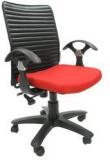 Chromecraft Geneva Office Ergonomic Chair In Red Colour