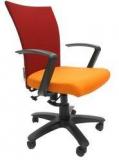 Chromecraft Marina Office Ergonomic Chair In Orange Colour