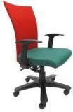 Chromecraft Marina WW Office Ergonomic Chair In Red & Green Colour