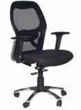 Chromecraft Matrix Low Back Office Chairs In Black Colour