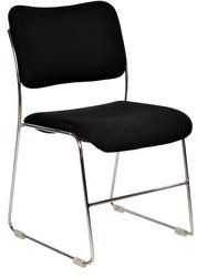 Chromecraft Maurya Armless Chair In Black Colour