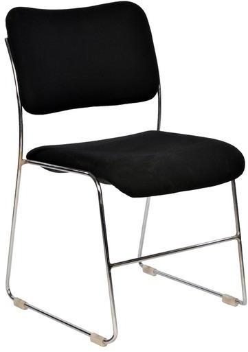 Chromecraft Maurya Armless Chair in Black Colour