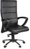 Chromecraft Moscow High Back Office Chair In Black Colour