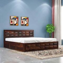 Clanecraft Solid Sheesham Wood King Size Bed Without Mattress For Bedroom/Hotel | Solid Wood King Box Bed