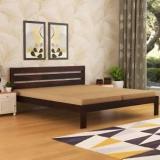 Clanecraft Solid Sheesham Wood Queen Size Bed Without Storage, Matterss For Bed Room. Solid Wood Queen Bed