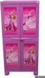 Classic Furniture Liberty 4ft Barbie Unicorn Theme Wardrobe|Closet| Storage Unit In Pink Plastic 2 Door Wardrobe