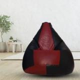 Coaster Shine XXXL Artificial Leather Bean Bag Filled With 2. Kg Premium Quality Beans Teardrop Bean Bag With Bean Filling